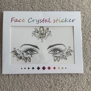 Face Jewels Crystal Stickers - Make Up Face Rhinestones Brand New